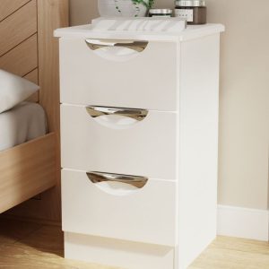 Merton 3 Drawer Bedside Table | Bed Sava