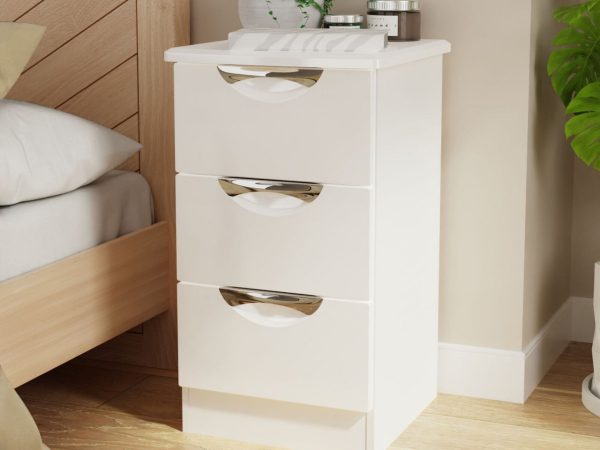 Merton 3 Drawer Bedside Table | Bed Sava