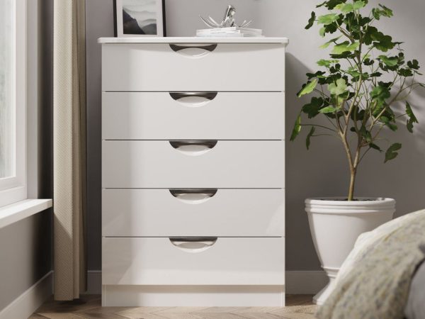 Merton 5 Drawer Chest of Drawers | Bed Sava