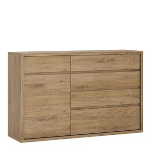 Shetland 1 Door 5 Drawer Cupboard | Bed Sava