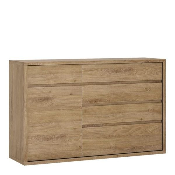 Shetland 1 Door 5 Drawer Cupboard | Bed Sava