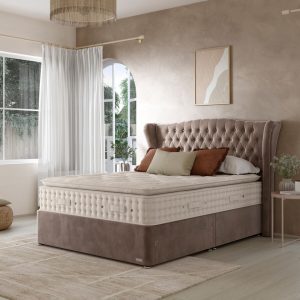 Hypnos Luxurious Earth 03 Divan Bed Set On Glides | Bed Sava