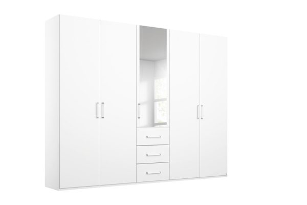 Lazio 3 Door Sliding Wardrobe with Lighting | Bed Sava