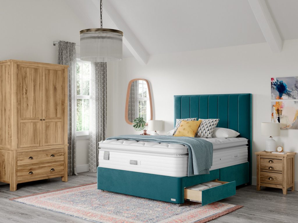 Staples  Co Revitalise Eco Latex Pocket 3800 Divan Bed Set | Bed Sava