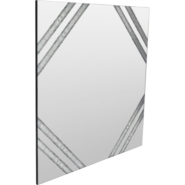 Lexington Antiqued Square Wall Mirror | Bed Sava