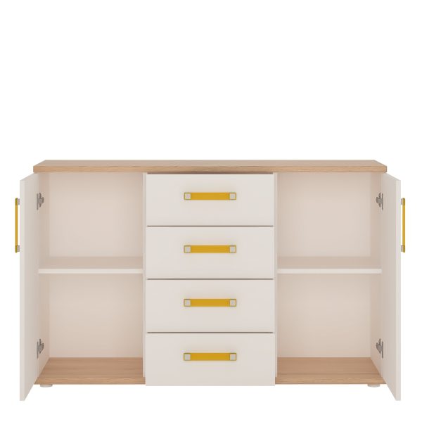 4KIDS 2 Door 4 Drawer Sideboard | Bed Sava