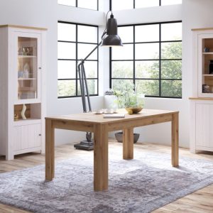 Celesto Extending Dining Table in Oak | Bed Sava