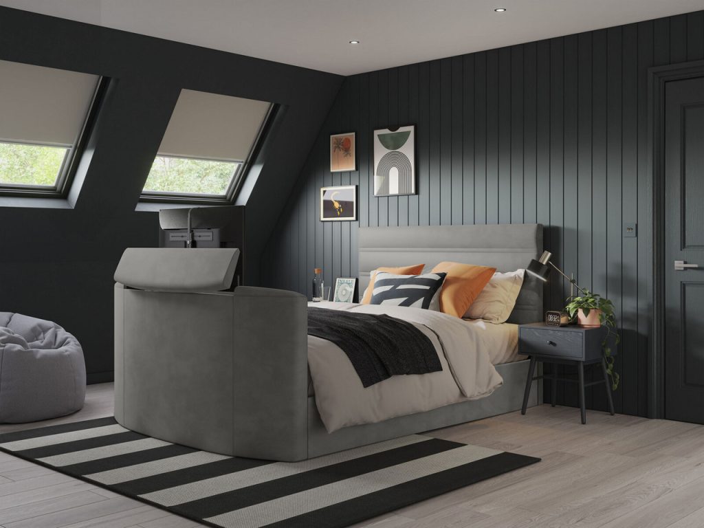 Hi TV Bed Frame - Voice Activated