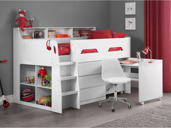 Jupiter Wooden Midsleeper Set | Bed Sava