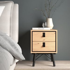 Ry Bedside Cabinet 2 Drawer | Bed Sava