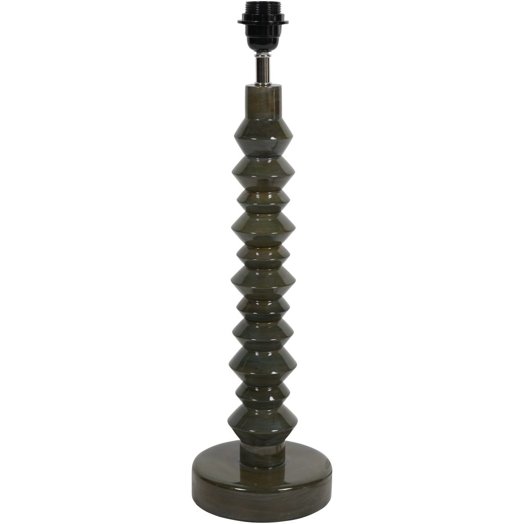 Lacquer Table Lamp Base with Shade