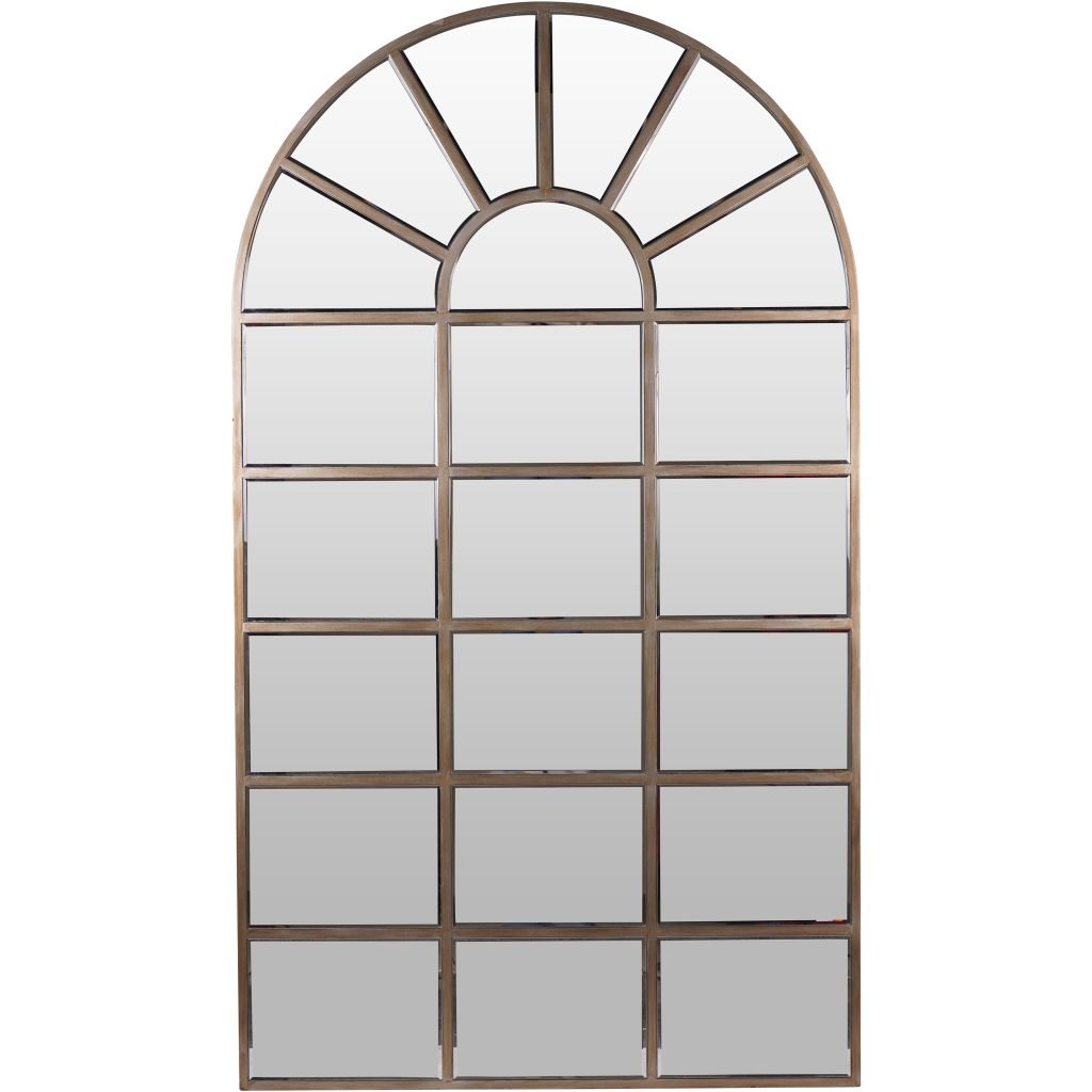 Gold Blakely Arch Floor Standing Mirror