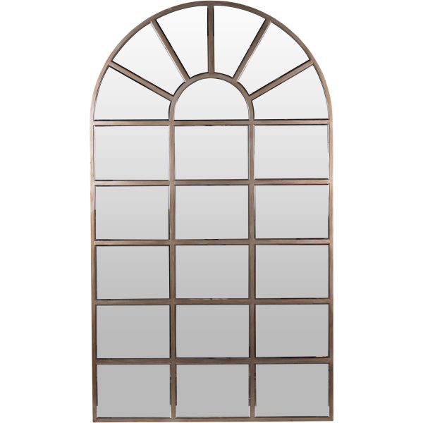 Gold Blakely Arch Floor Standing Mirror | Bed Sava