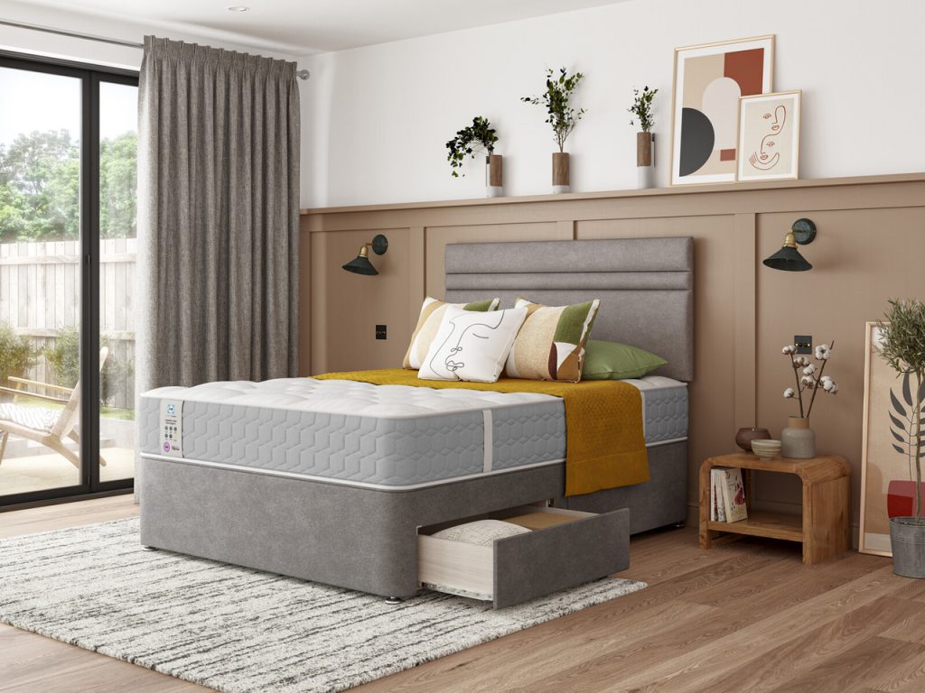 Sealy Columbia Ortho Extra Firm Divan Bed Set | Bed Sava