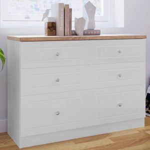 Andria 6 Drawer Wide Chest | Bed Sava