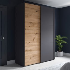 Dorsten 2 Door Sliding Wardrobe | Bed Sava