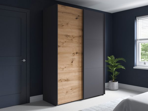 Dorsten 2 Door Sliding Wardrobe | Bed Sava