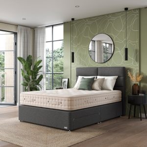 Hypnos Luxurious Earth 02 Divan Bed Set On Glides | Bed Sava