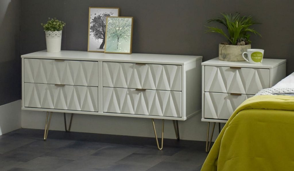 Bexley 1 Drawer Wide Bedside Table