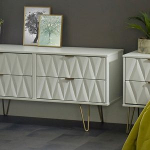 Bexley 1 Drawer Wide Bedside Table | Bed Sava