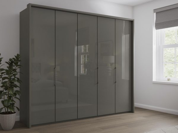 Sicily 5 Door Bi Fold Wardrobe | Bed Sava