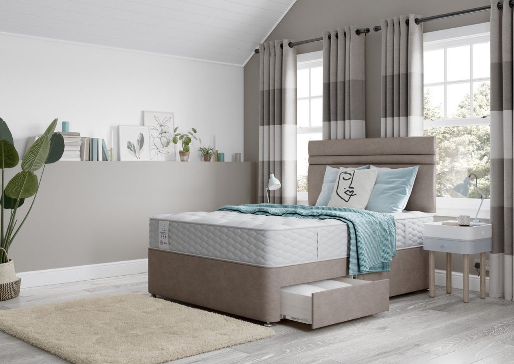 Sealy Burlington Backcare Firm Support Divan Bed Set | Bed Sava