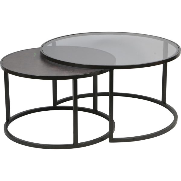 Turner Set of 2 Nesting Coffee Tables | Bed Sava