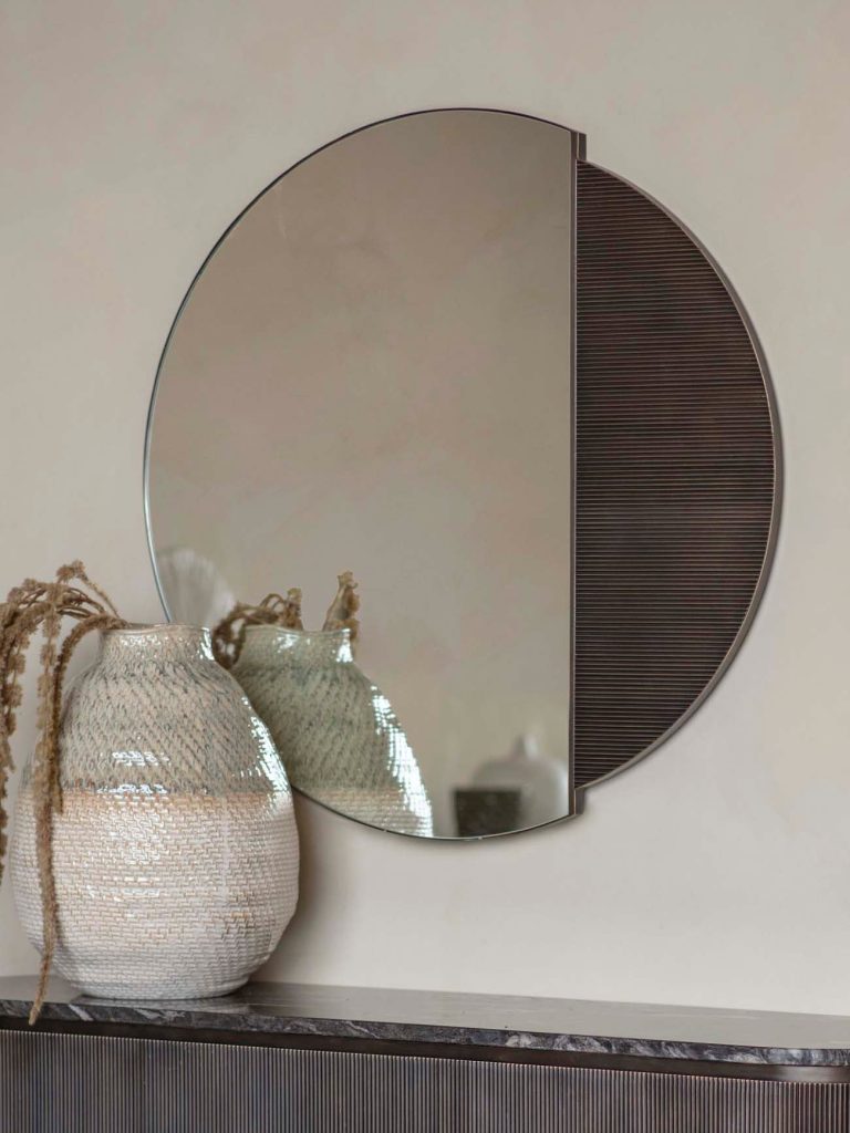 Belvedere Black Wall Mirror