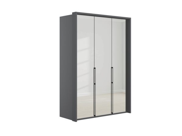 Emden 3 Door 3 Mirror Hinged Wardrobe | Bed Sava