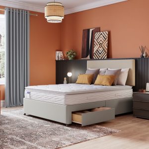 Simply Memory Foam Pocket Sprung Pillowtop Divan Bed Set | Bed Sava