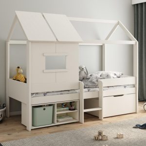 Skye Playhouse Midsleeper Bed Frame and Mattress | Bed Sava