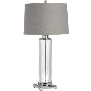 Roma Glass Table Lamp | Bed Sava