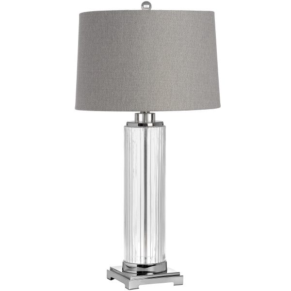 Roma Glass Table Lamp | Bed Sava