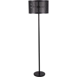Storm Mesh Black Floor Lamp with Shade | Bed Sava