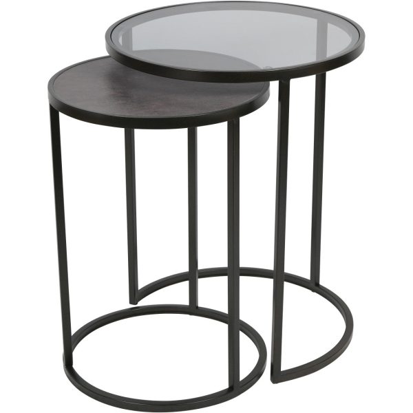 Turner Set of 2 Nesting Side Tables | Bed Sava