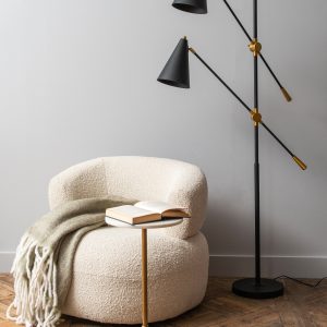 Mercer Twin Head Floor Lamp E27 40W | Bed Sava