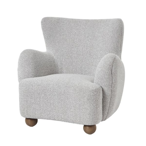 Greige Hui Large Arm Chair | Bed Sava