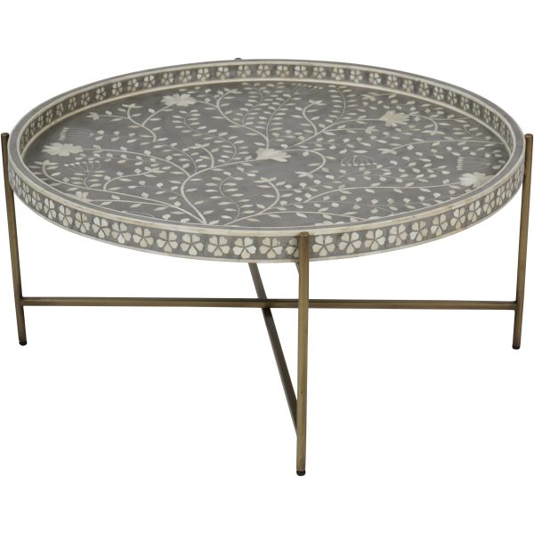 Laura Ashley Grey Epsley Coffee Table | Bed Sava