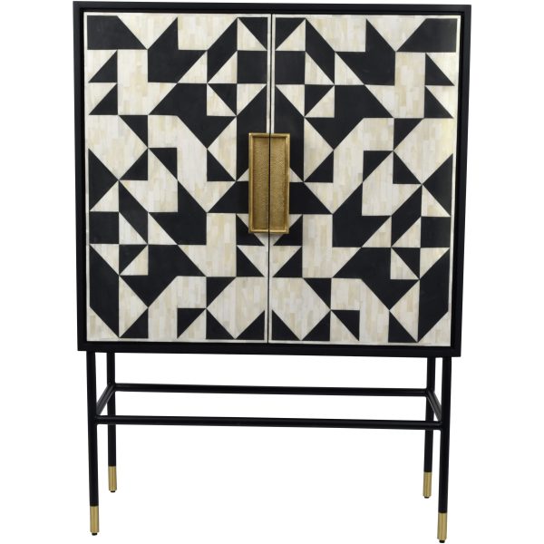 Wolseley Bone Inlay Drinks Cabinet | Bed Sava