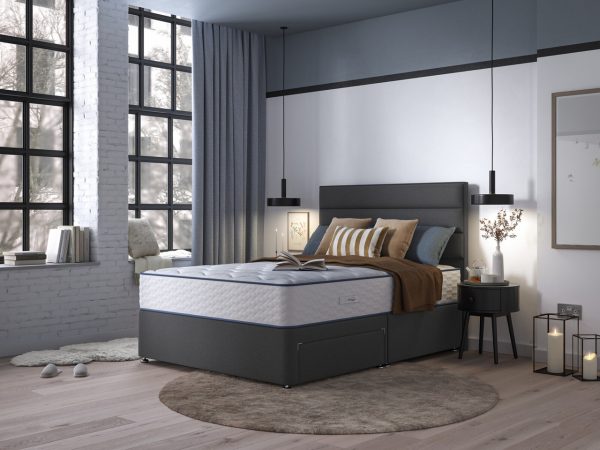 Slumberland Duo 2200 2 in 1 Divan Bed Set On Glides | Bed Sava