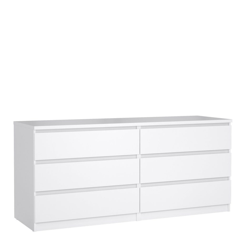 Naia Wide Chest of 6 Drawers (3+3)