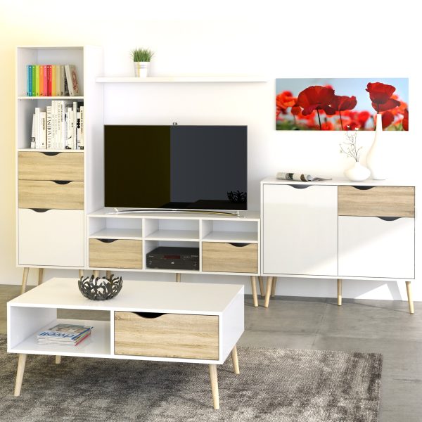 Oslo Coffee Table 1 Drawer 1 Shelf | Bed Sava