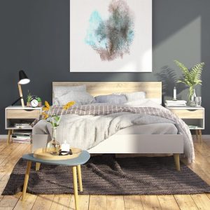 Oslo Bedside 1 Drawer | Bed Sava