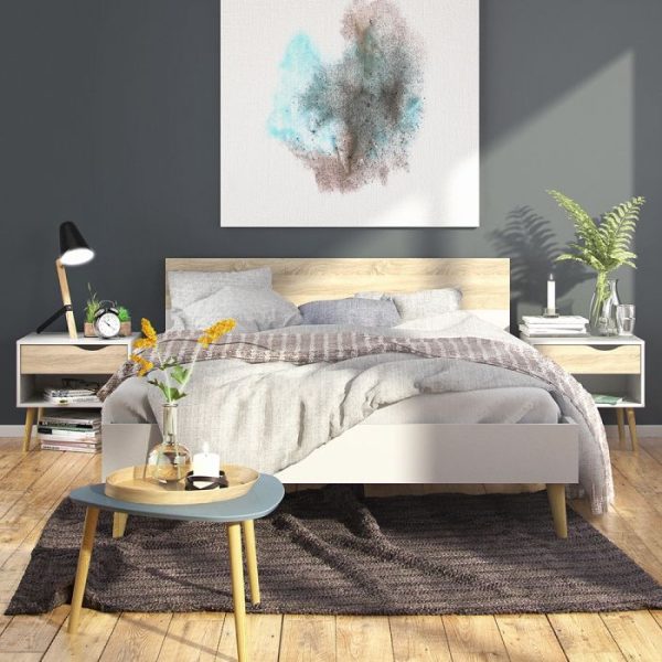 Oslo Bedside 1 Drawer | Bed Sava