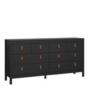 Barcelona Double Dresser 4+4 Drawers | Bed Sava