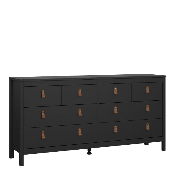 Barcelona Double Dresser 4+4 Drawers | Bed Sava