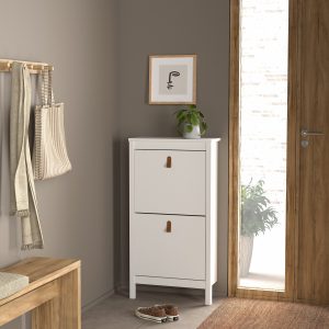 Barcelona Shoe Cabinet 2 Flip Down Doors | Bed Sava