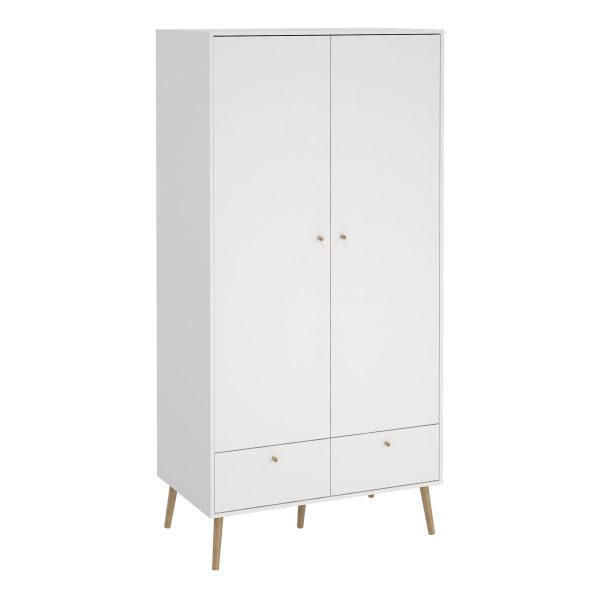 Cumbria Wardrobe with 2 Doors + 2 Drawers | Bed Sava