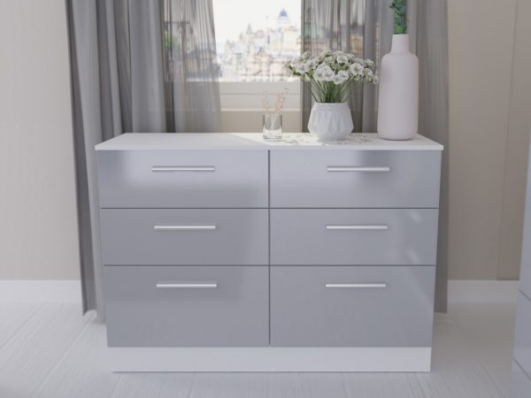 Latina 6 Drawer Wide Chest | Bed Sava