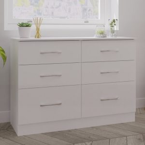 Ferrara 6 Drawer Wide Chest | Bed Sava